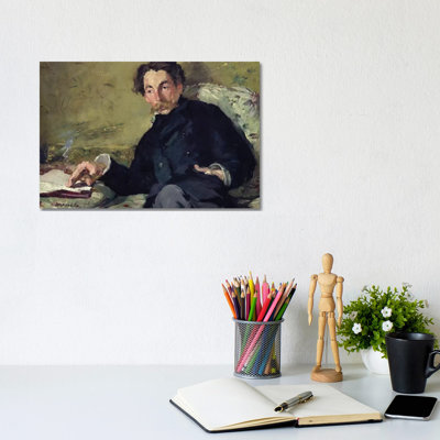 Stephane Mallarme by Edouard Manet - Wrapped Canvas Painting