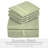 6 Piece Ultra Soft Double Brushed Microfiber Sheet Set, Cooling Sheets with Extra Deep Pockets - Machine Washable-102691461-102691464