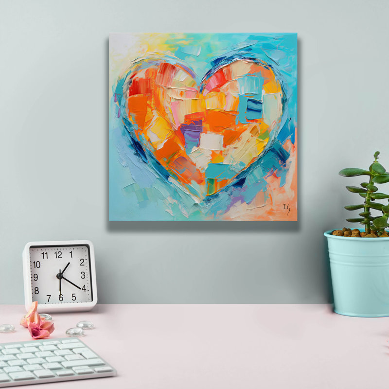 «Colours of Emotion» d'Ivan Guaderrama, H 12 po x l 12 po x P 0,75 po