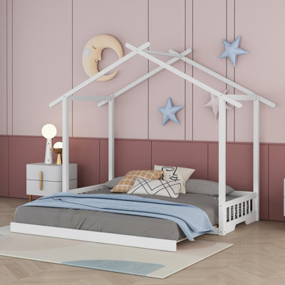 Lit de jour en bois extensible