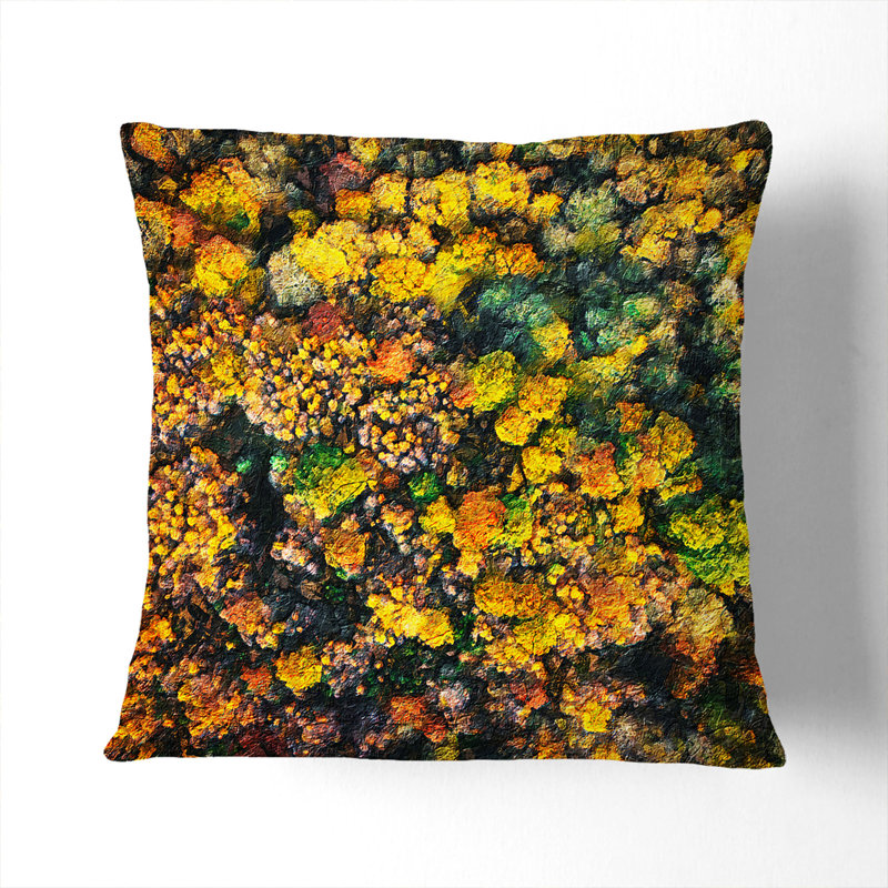 Floral Square Cushion, White, 40cm H x 40cm W x 15cm D