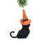 Chat noir assis (paquet de 8)