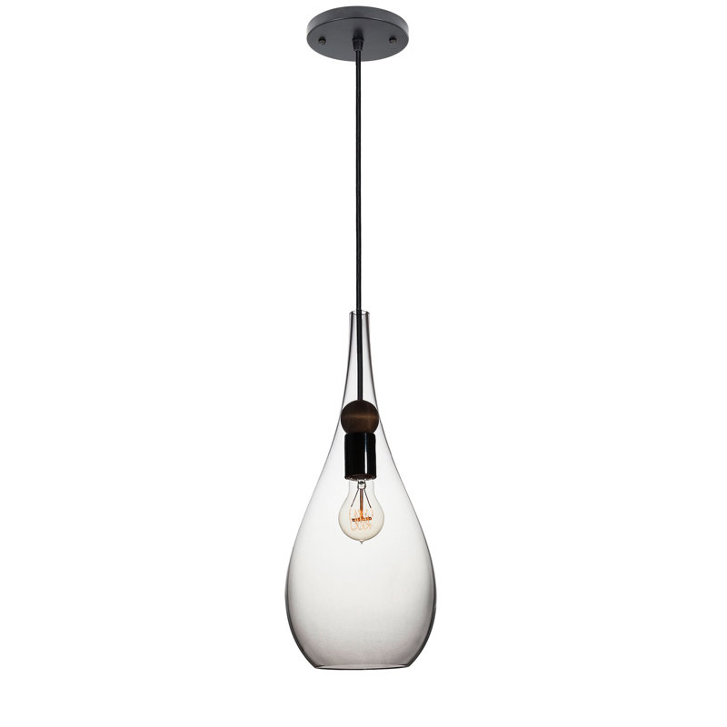 Earth 1 - Light Pendant, Clear, Brushed Nickel, No
