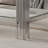 Tempered glass coffee table with double layers and mirror-finished stainless steel frame, durable and elegant