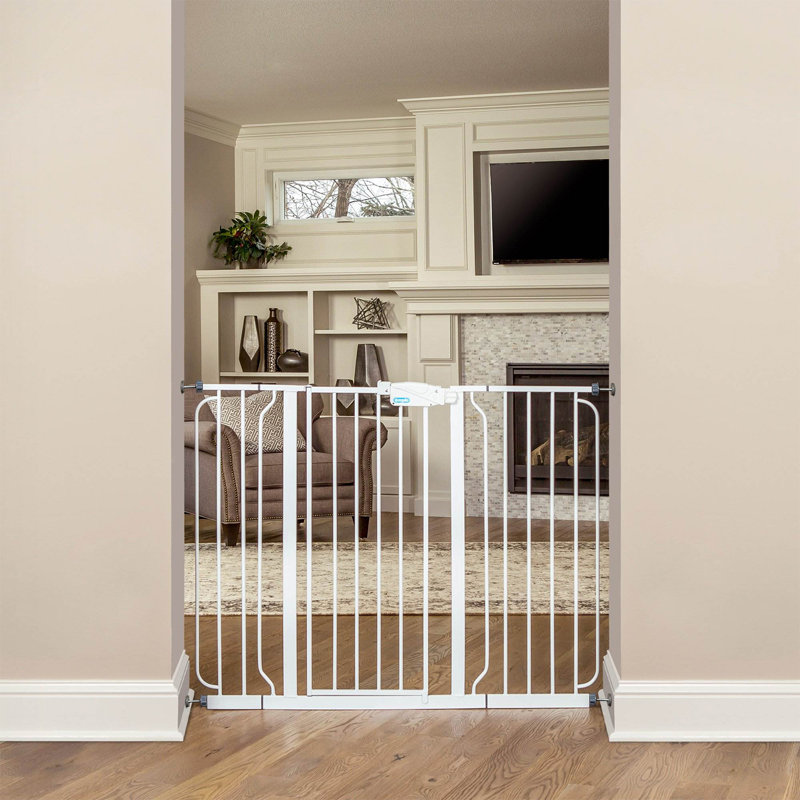 Safety Gate, 37" H x 1" W x 52" D, White
