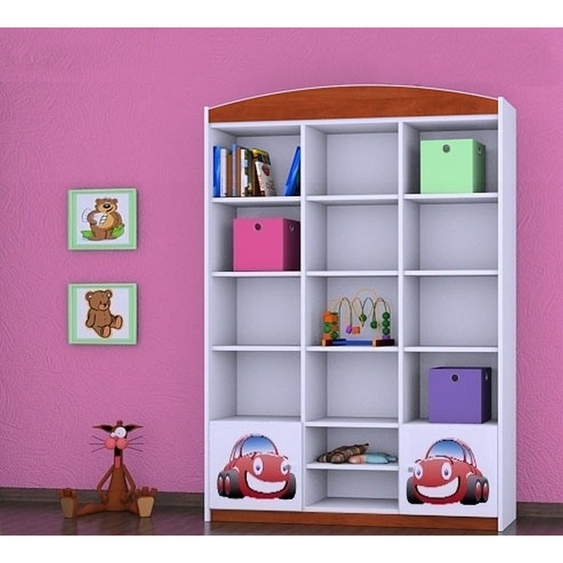 Sonny 183cm H X 132cm W Kids Cube, Brown