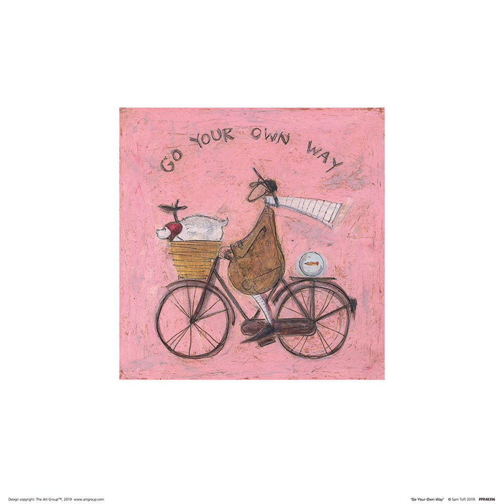 Go Your Own Way by Sam Toft - Unframed Painting Print on Paper