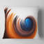 Elegant Spiral Design - Coussin imprimé abstrait-29842833-29842836