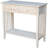Solid  Server Table With 2 Drawers And Shelf, Unfinished Console Table For Residential Use, Ready To Assemble