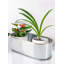 Jardinière ovale en acier Ebern Designs