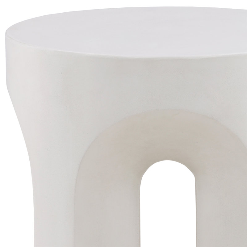 Hutchins Concrete Outdoor Side Table