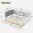 Platform Bed With Upholstered And Storage Headboard, Rotatable Board, Storage Shelves And 2 Drawers-642118474