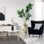 Faux arbre artificiel en ficus Lyrata-97704121