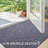 Large Floral Indoor Outdoor Doormat,Machine Washable Low Profile Non-Slip Rug for Front Back Door,Entry-890695068-890695069