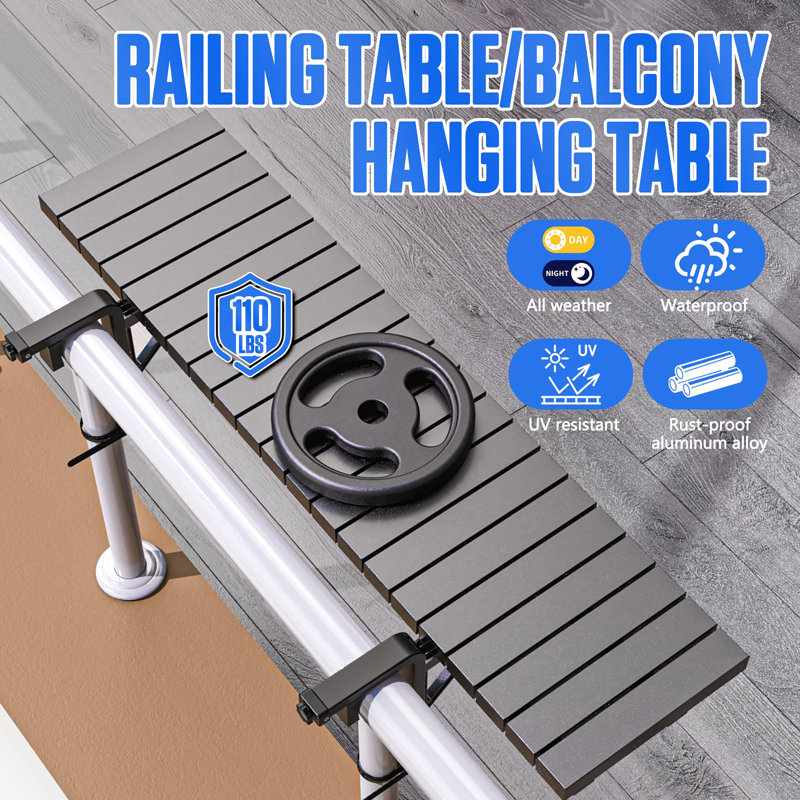 Table de bar pour balustrades Balcon