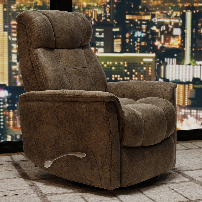 Fauteuil inclinable et oscillant Global Home avec appui-tête et repose-pieds réglables manuellement