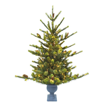DELUXE VILLAGE MIX PINE POT TREE