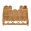 Lit pour chien en rotin naturel