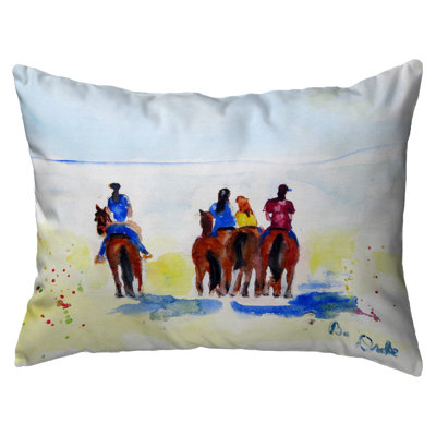  Beach Riders Indoor/Outdoor Lumbar Pillow