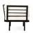 Iron Frame Corner With Wood And Water- Liners Cushion Slats Construction, Cream