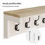 Ash Hall Wall 7 - Hook Wall Mounted Coat Rack