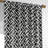 Rami Geo Contemporary Cotton Room Darkening Curtains- Single Panel-1858947804-1858947807