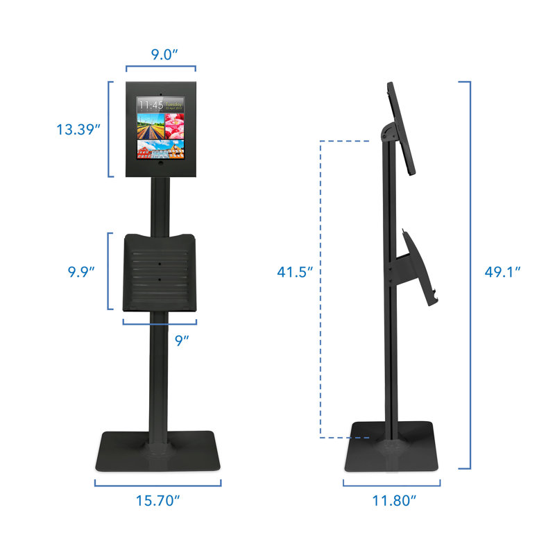 Mount-it Single Screen Floor Stand Mount