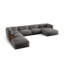 Bedar 5 Seater Velvet Corner Sofa -1389169990-1409231506