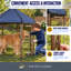 Enclos modulaire pour chiens de 1,5 m avec auvent – ​​Abri intérieur et extérieur pour animaux de compagnie-69682215-69682211