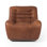 Whitehaven Genuine Leather Swivel Lounge Chair