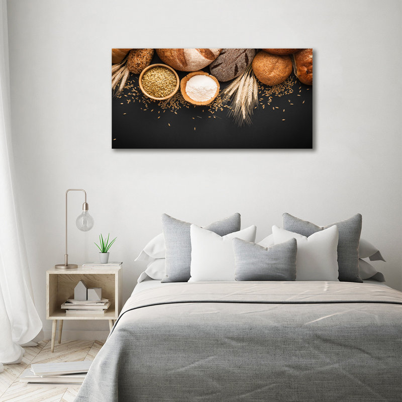 Bread And Wheat - Wrapped Canvas Print