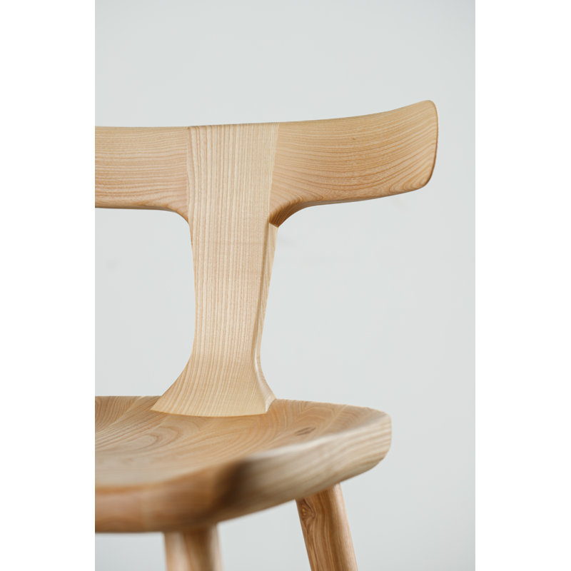 Anvil Chair With Back, Matte Ash, Bar Stool (31” Seat Height)