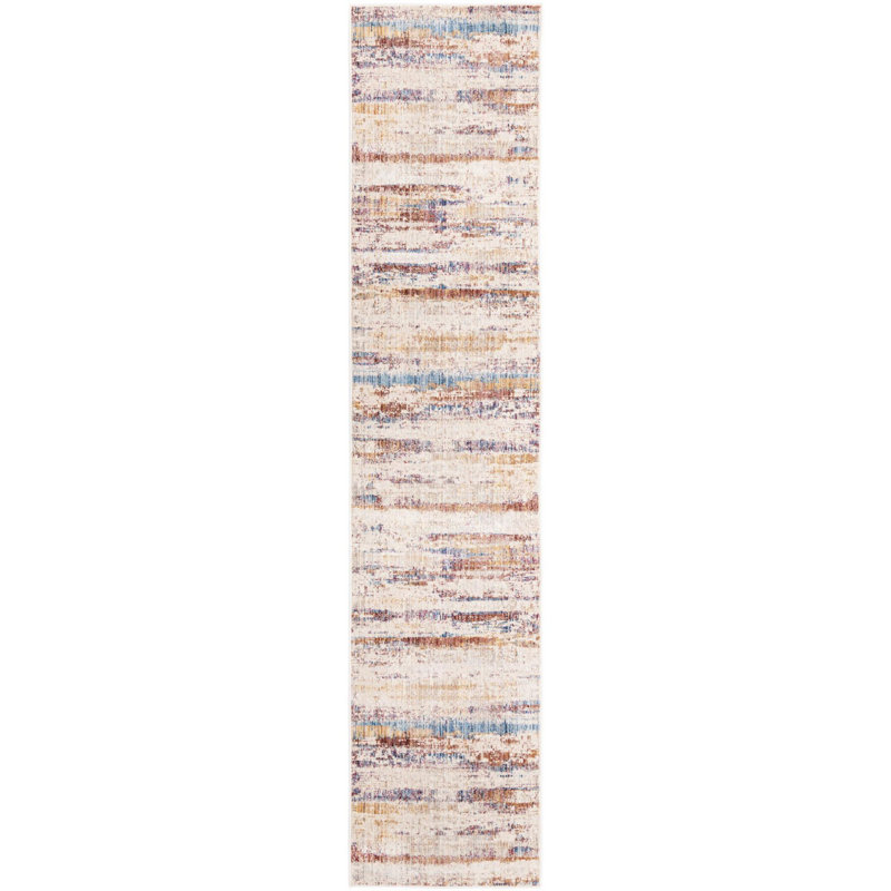 Ainars Abstract Indoor Rug, Runner 2'6" x 12'