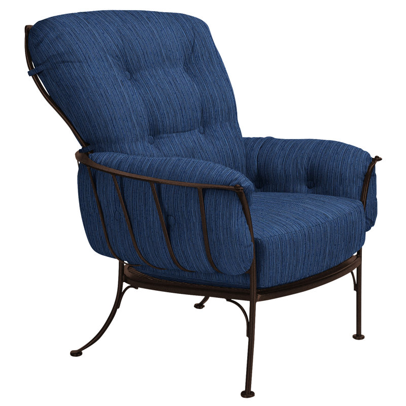 Monterra Outdoor Lounge Chair, Copper Creek, Adena Shale