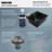 Karran Quartz 25'' X 22'' Single Bowl Drop-in Kitchen Sink Kit-65980504
