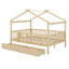 Lit en bois avec deux tiroirs-1115442675