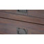 Table basse carrée rustique en bois d'acacia massif l 38 po avec 2 tiroirs et tablette ouverte Monroe-767683053