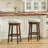 Upholstered Swivel Solid Wood Frame Bar Stool-22084203-22084181