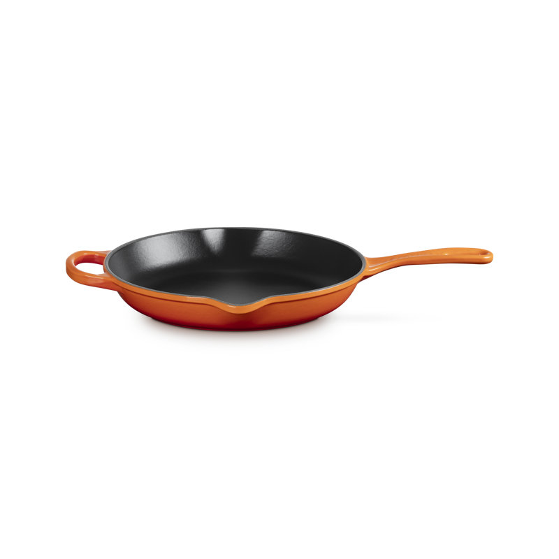 Le Creuset Enameled Cast Iron Skillet, Flame