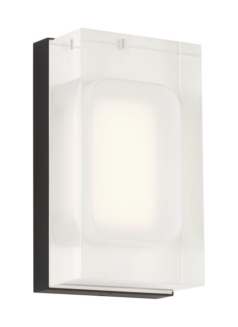 Milley 7 Wall Sconce, Nightshade Black