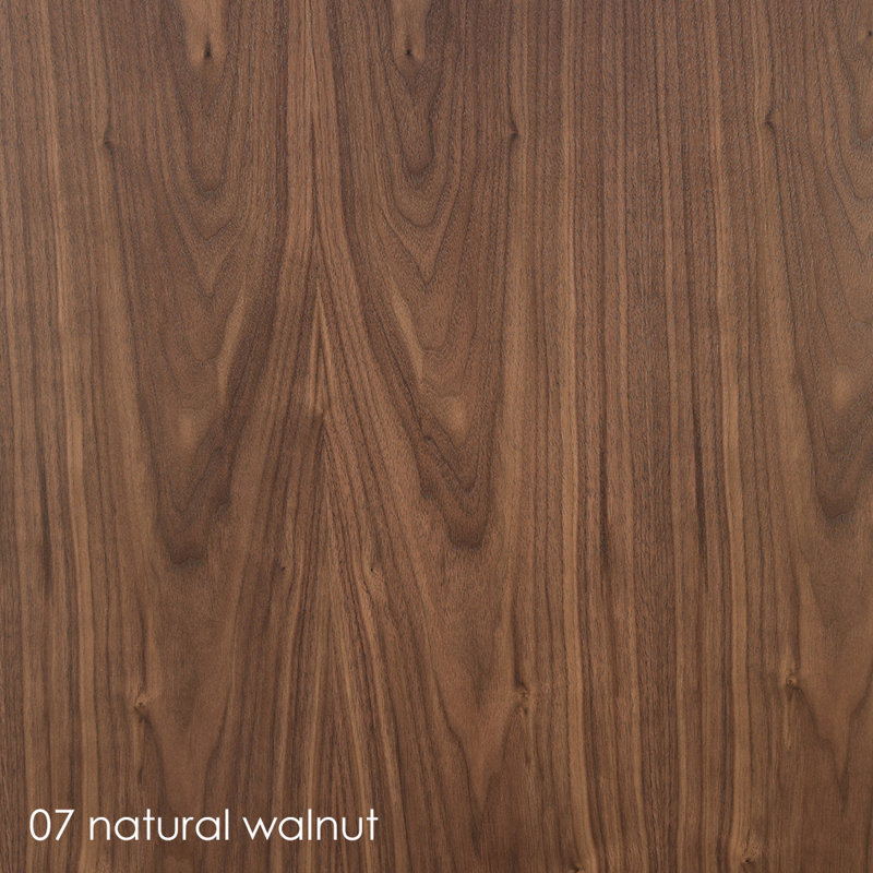 Aquatre 55.75'' W Double Vanity, Matte Black, Natural Walnut, Single Hole