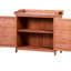 Table de rempotage rustique 39 po, orange, avec 2 tablettes, crochets latéraux et table galvanisée pour l'extérieur-1870142921