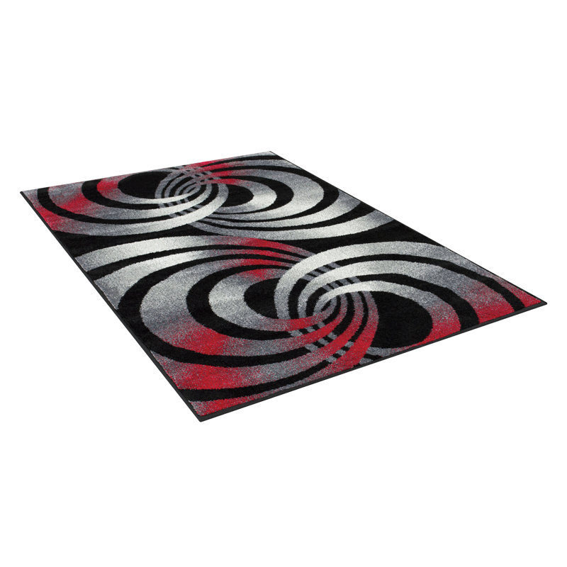 Tapis noir Zora