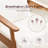 Upholstered Solid Wood Armchair with Ottoman-777874607