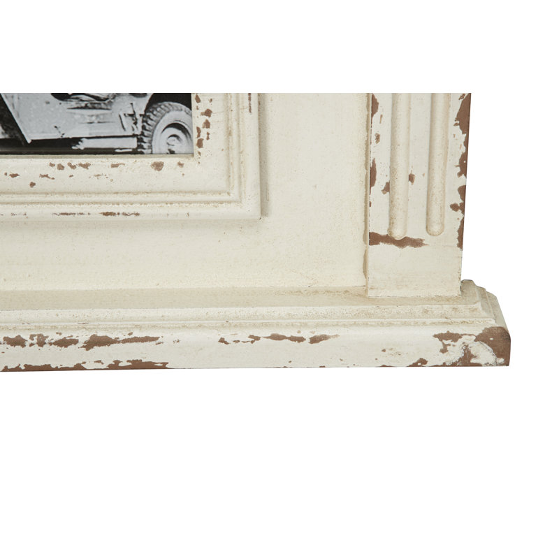 Pharr White Embossed Picture Frame