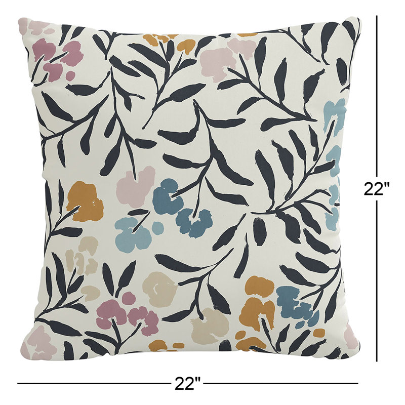 Housse et insert de coussin carré extérieur Edwards, 22 po x 22 po