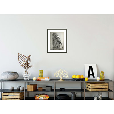 Vue de la grande roue de Coney Island par Inconnu - Impression Giclée sur cadre