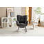 Chaise berçante en tissu Teddy-207878352