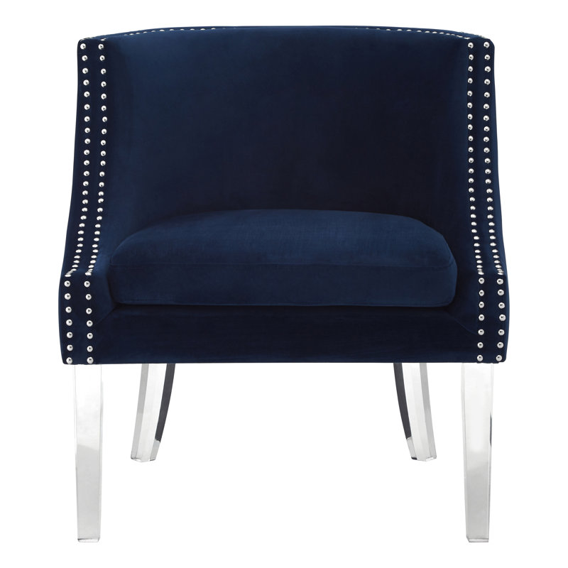 Sabrina Upholstered Armchair, Blue