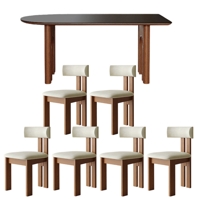 Ensembles de table de salle à manger de style français, H 29,5 po x L 70,9 po x l 31,5 po